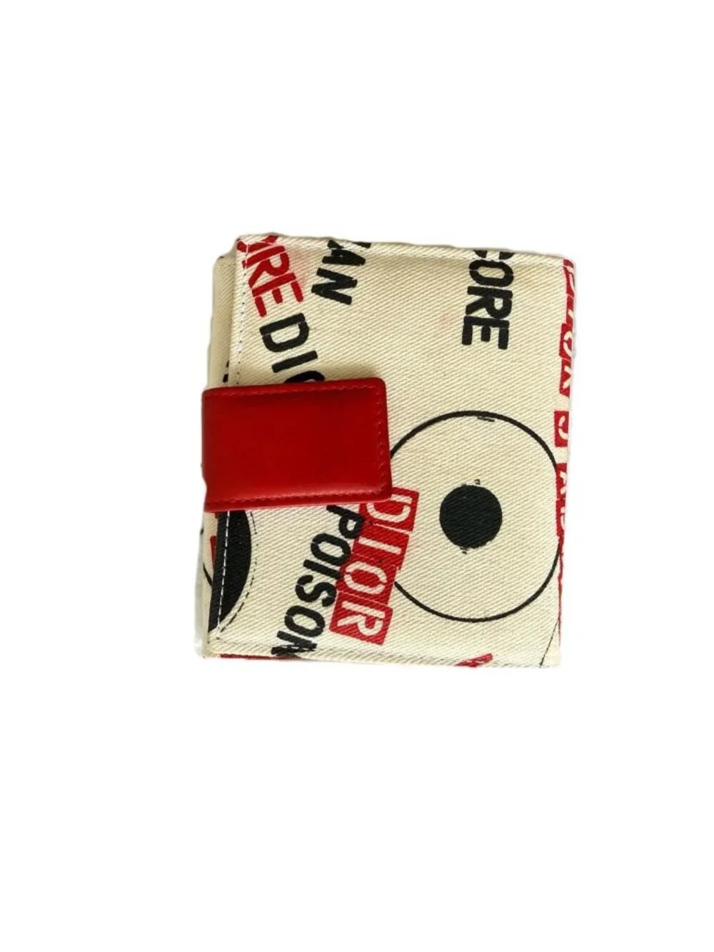 Dior Hardcore Record Print Bifold Wallet